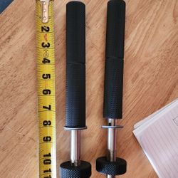 Mutant Metals 8" Black Knurled Handles