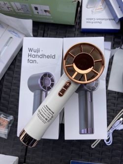 Portable Handheld Fan, 1-100 Speeds Adjustable Turbo Mini Fan with LED Display,