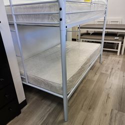 Free Deliver New Bunk Bed  With Mattress  $499