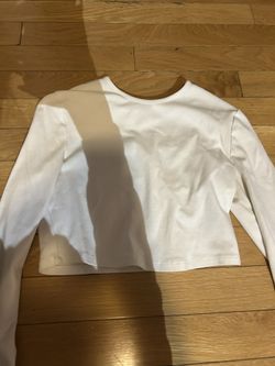 SHEIN. Women Black Long Sleeve Crop Top