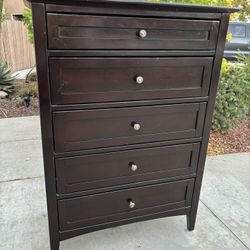 Aspenhome 5 Drawer Wood Dresser Chest of Drawers Furniture 