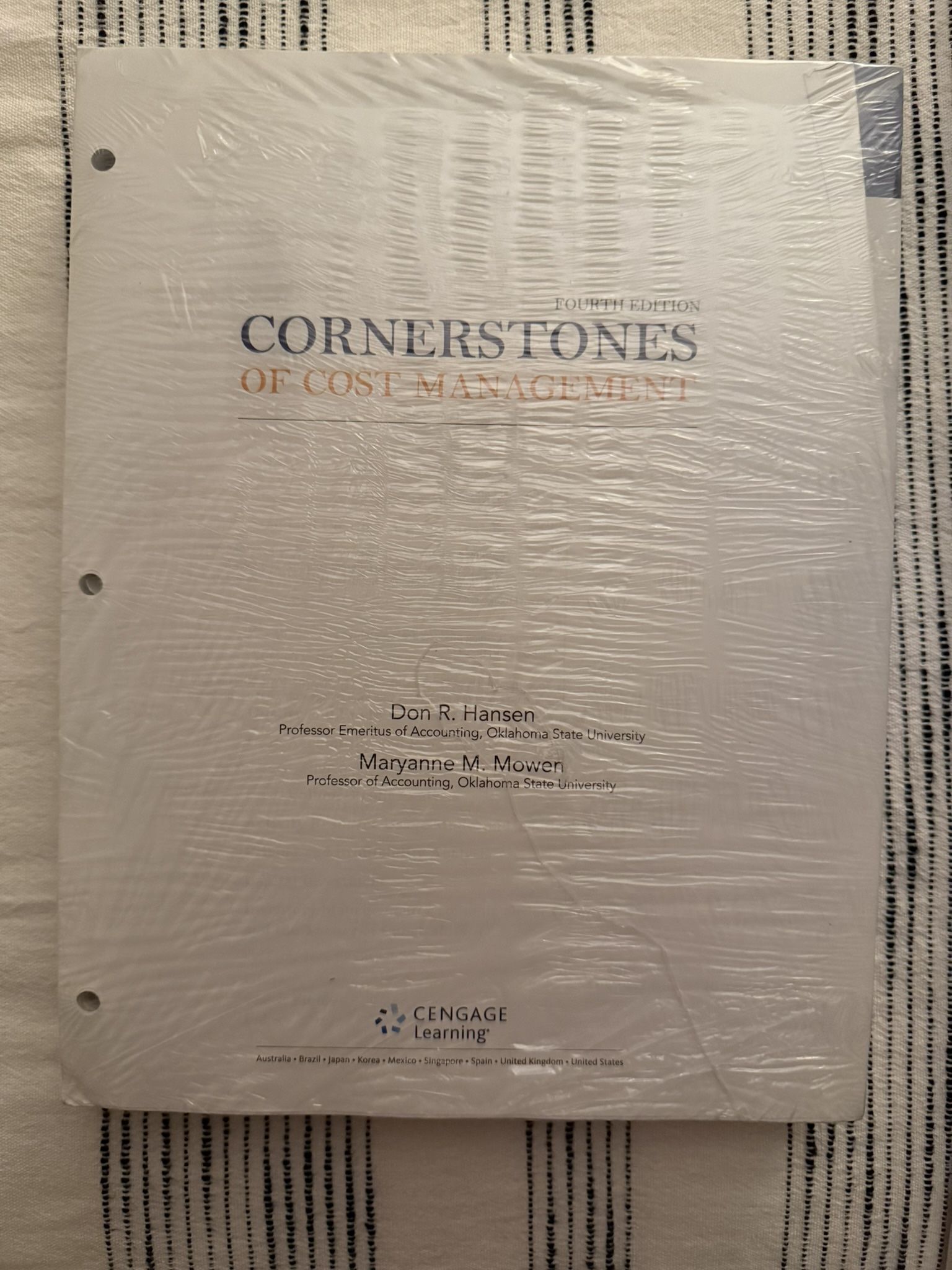 Cornerstones Of Accounting