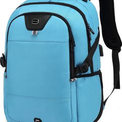 Laptop Backpack 15.6 Inch (sky Blue)