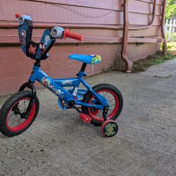 12" Spidey Toddler Bike With Training Wheels