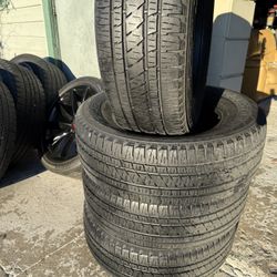 265/65R17 4 used tires bridgestone 