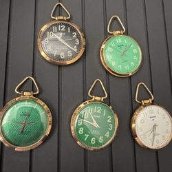 Vintage HMT Watch Pendants (Various Dial Colors)