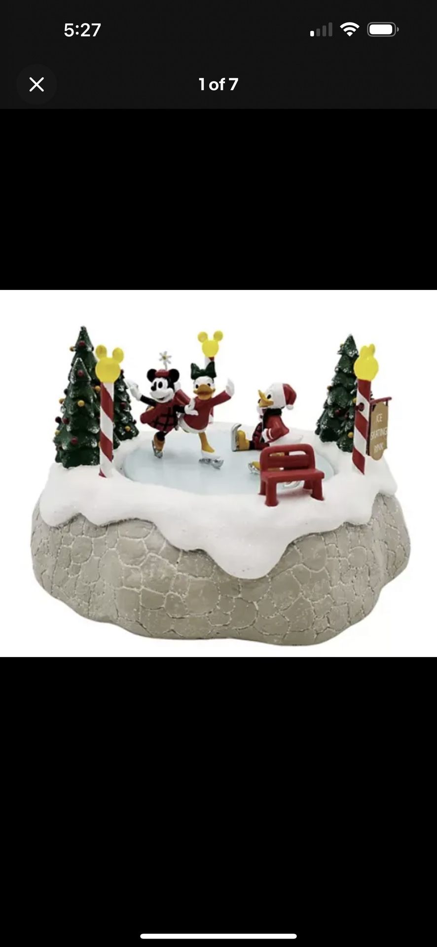 St. Nicholas Square: Christmas Village Disney Mickey & Friends Ice Skating - NEW!!!