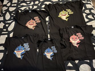 Baby Shark Family Shirt Set