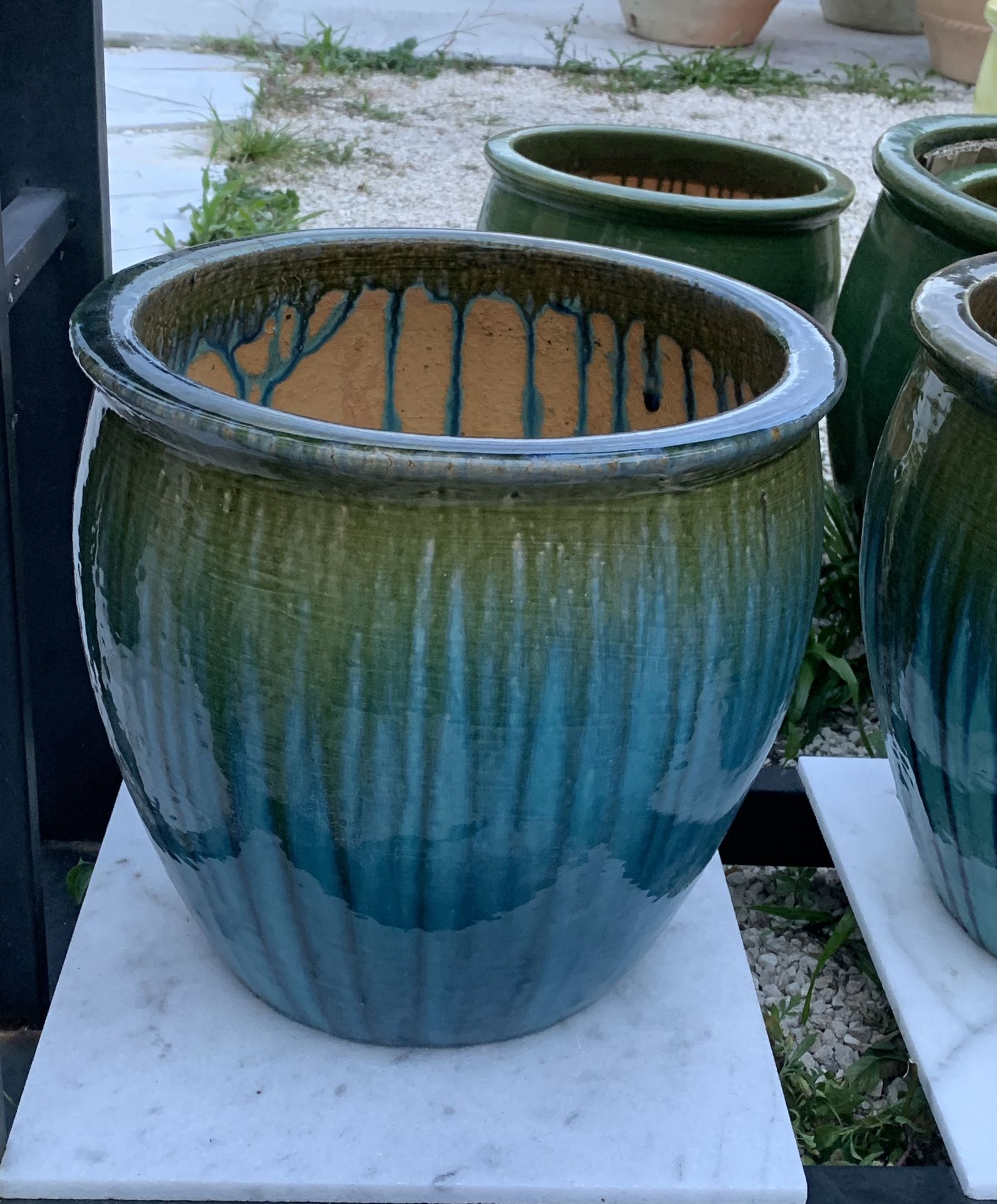 Glazed Ceramic Pot 12x12"