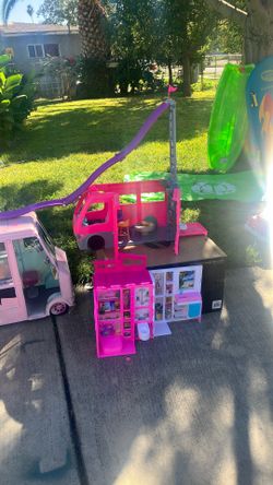 Barbie Camper With Accessories And House