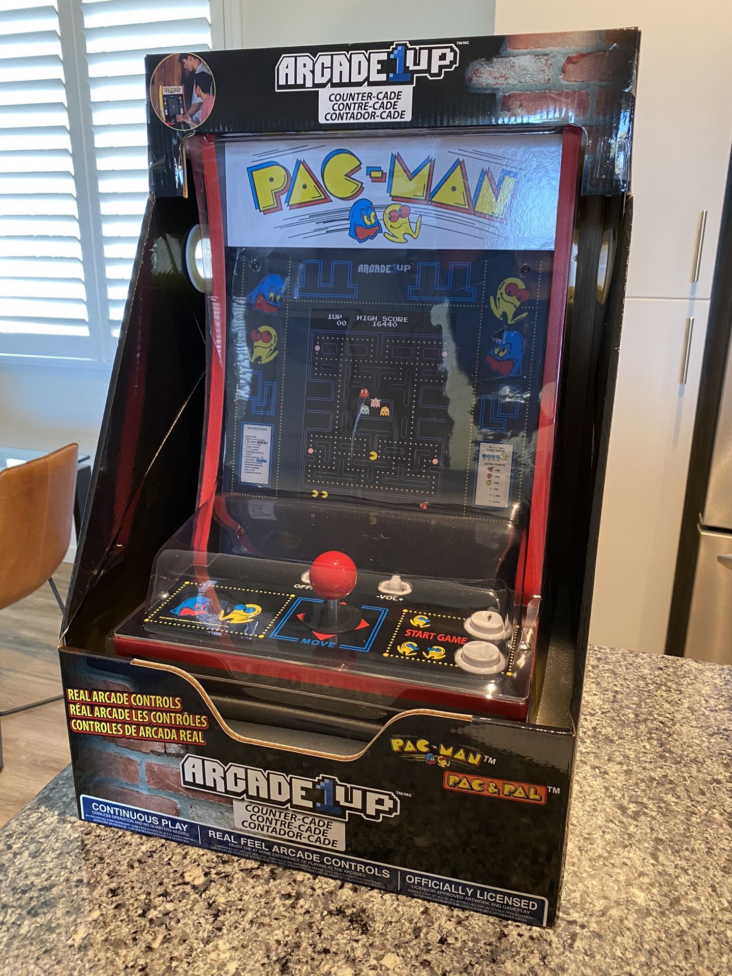 PAC-MAN ARCADE 1 UP TABLETOP SYSTEM GAME