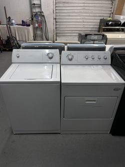 Whirlpool Top Load Washer and Dryer Set