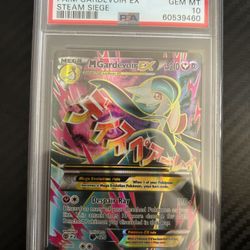 Pokemon 2016 Full Art M Gardevoir EX XY Steam Siege 112/114 PSA 10