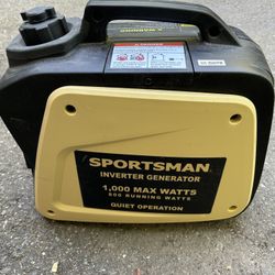 Inverter Generator 1000 watt quiet 