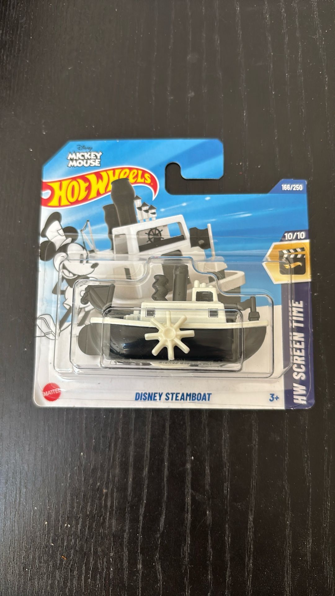 Hot Wheels Disney Steamboat Short Card