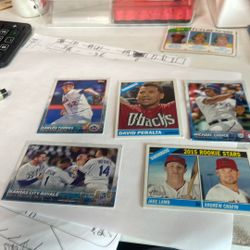 Five pack baseball cards