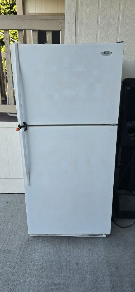 Make An Offer....Refrigerator...white Apartment Sized.  