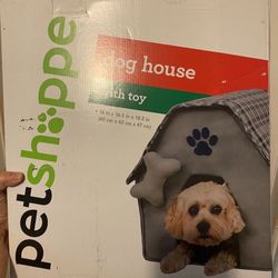 New small dog house with Toy $15