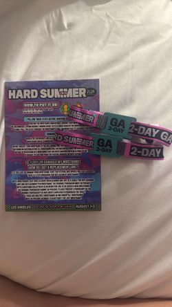 HARD summer wristband s