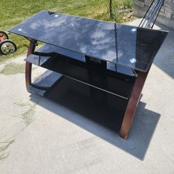 Glass Entertainment Center 