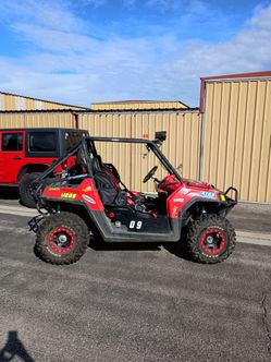 Side by side two seat RZR 800 with a brand new engine modified to 900 CC