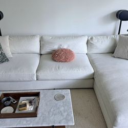 Oceanside Deep 2-Piece Sectional Sofa w/ Chaise Lounge