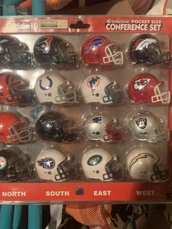 NFL Helmets Still In Package