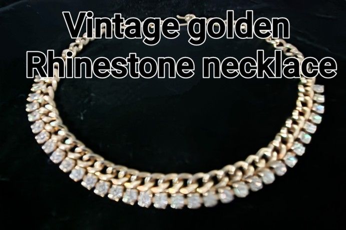 Vintage Rhinestone Choker