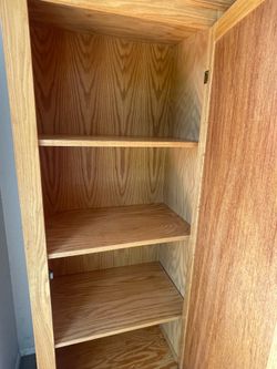 Wood pantry cabinets 68x27x17