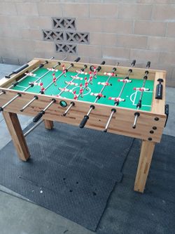 Foos ball table