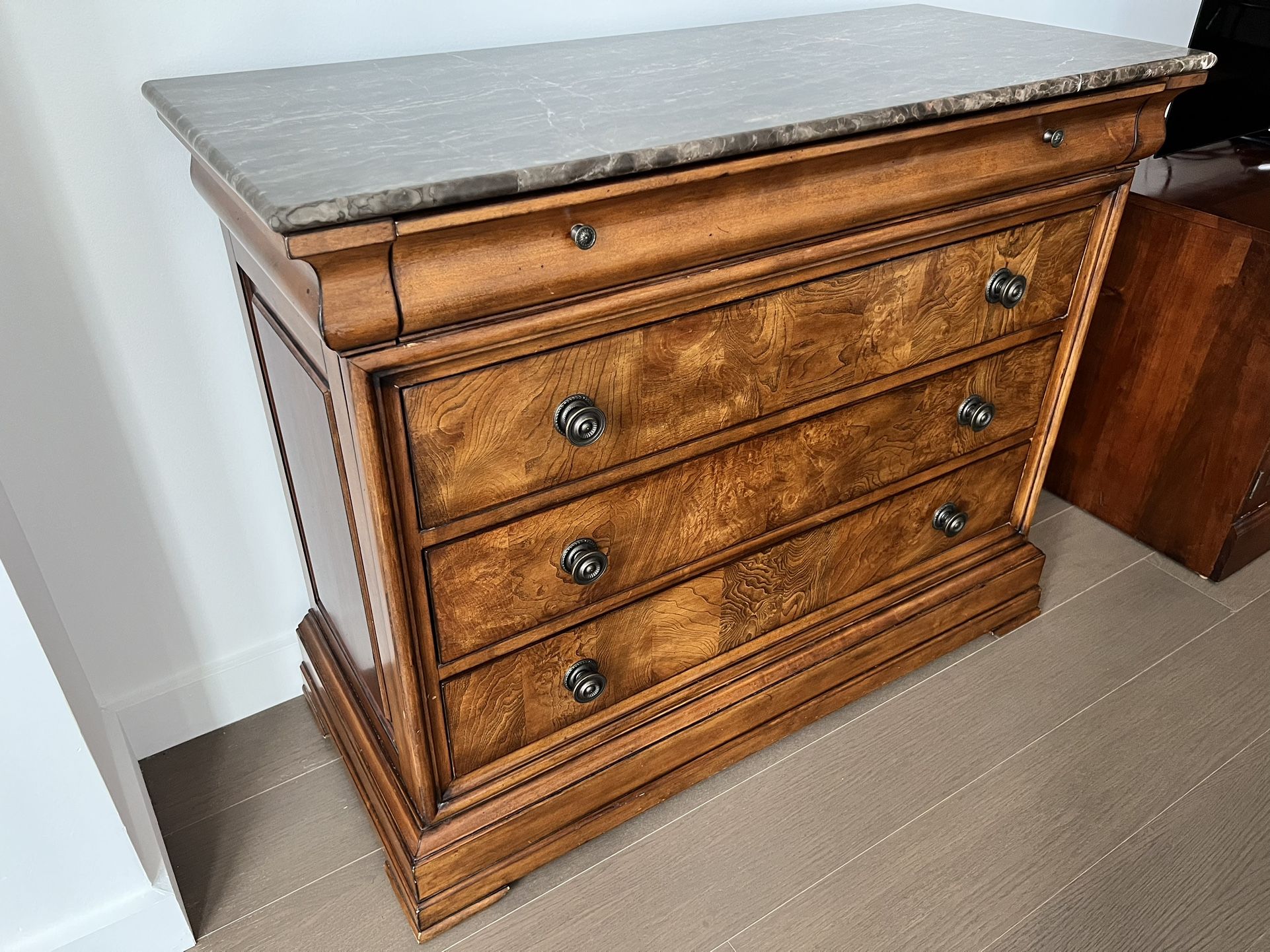 Ethan Allen Marble Top Dresser