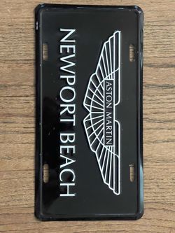 Austin Martin Beverly Hills License Plate