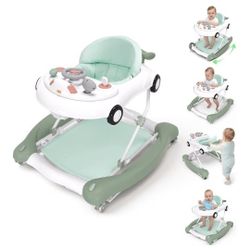 NIB Mint Green Adjustable Baby Walker