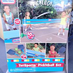Brand New Little Tikes totsports pickleball set In Sealed Box