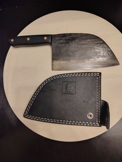 Coolina Chef Knife with Leather Sheath