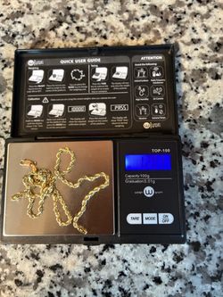 14k gold rope chain