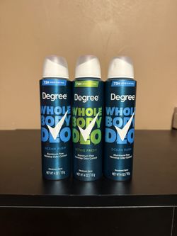 Degree Whole Body Deodorant Sprays