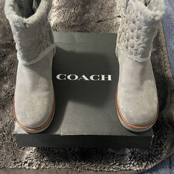 Coach IVY Suede Boots Women 