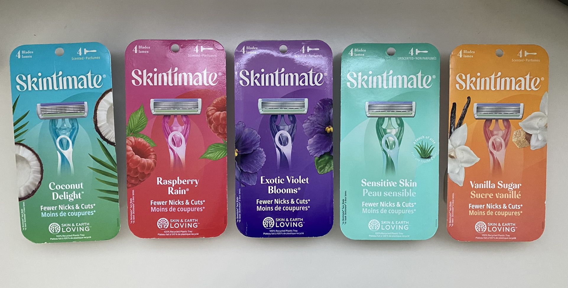 Skintimate 4-blade razors