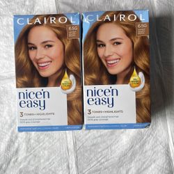2 Boxes Hair Tints Clairol Lightest Golden Brown 6.5G Tone $10