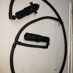 BMW headlight sprayer