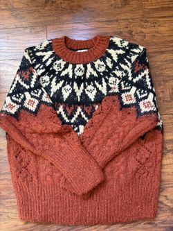 Chelsea & Theodore Medium Red Sweater