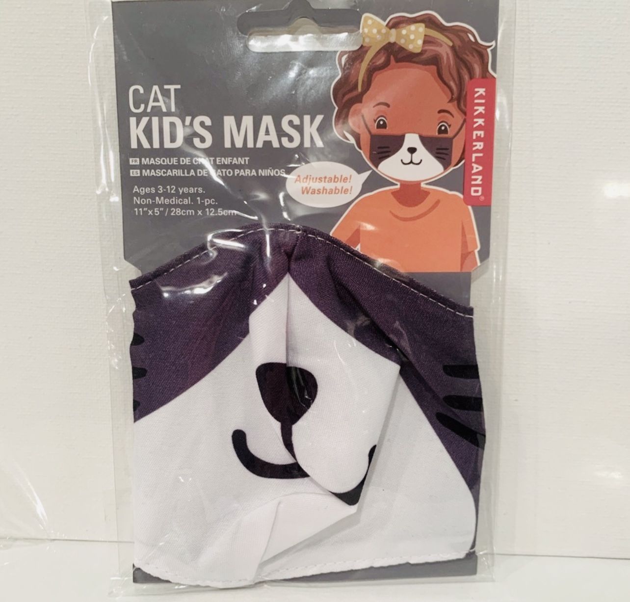 Cat Kid's Mask for kids (Ages: 3-12 years)
