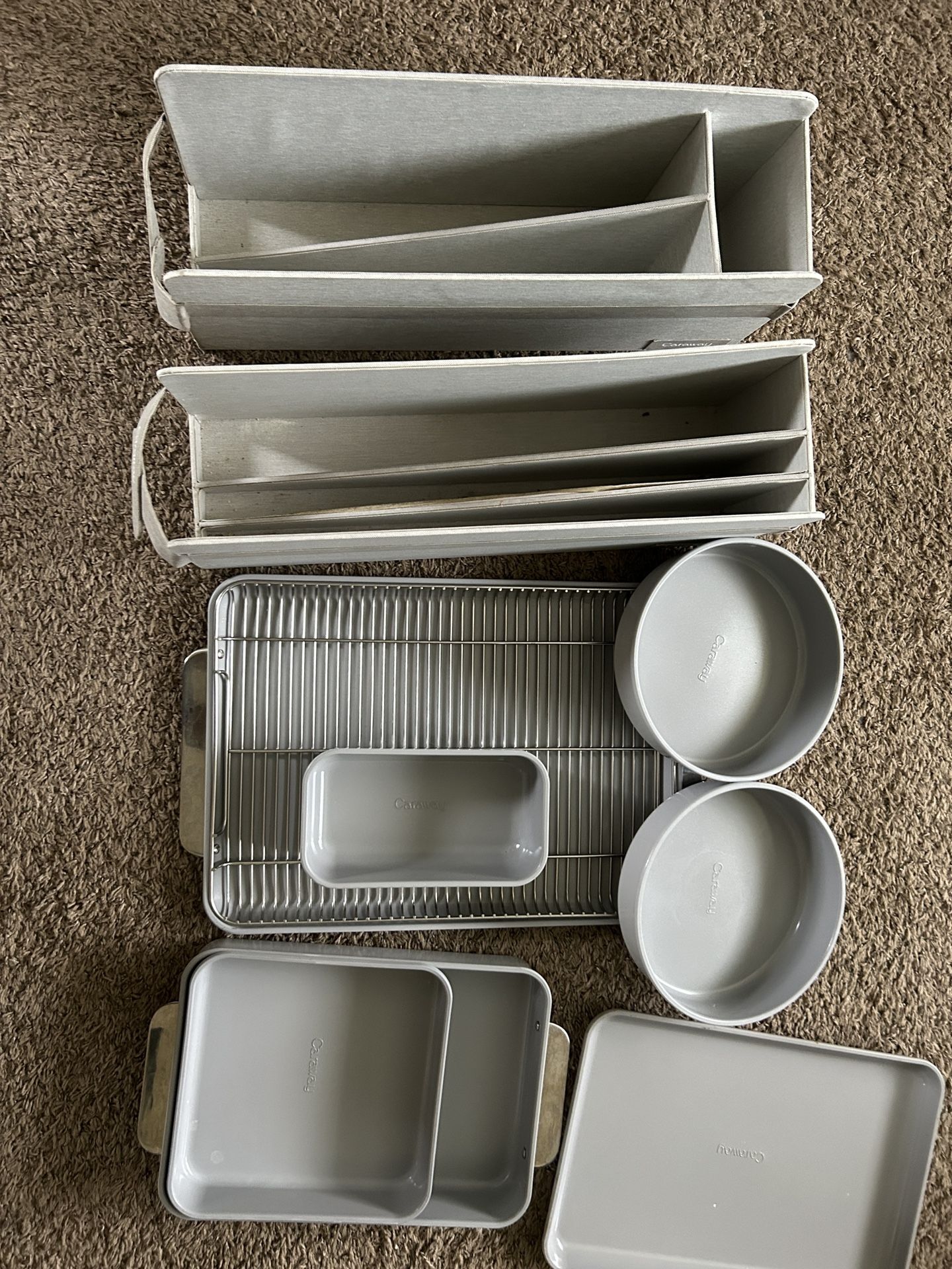Caraway Baking Set grey Gently Used