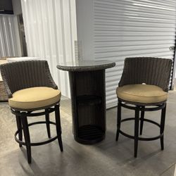 Swivel Resin Bistro Set