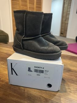 Grey Girls Kids Boots