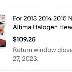 Altima Headlights And Fog Lights