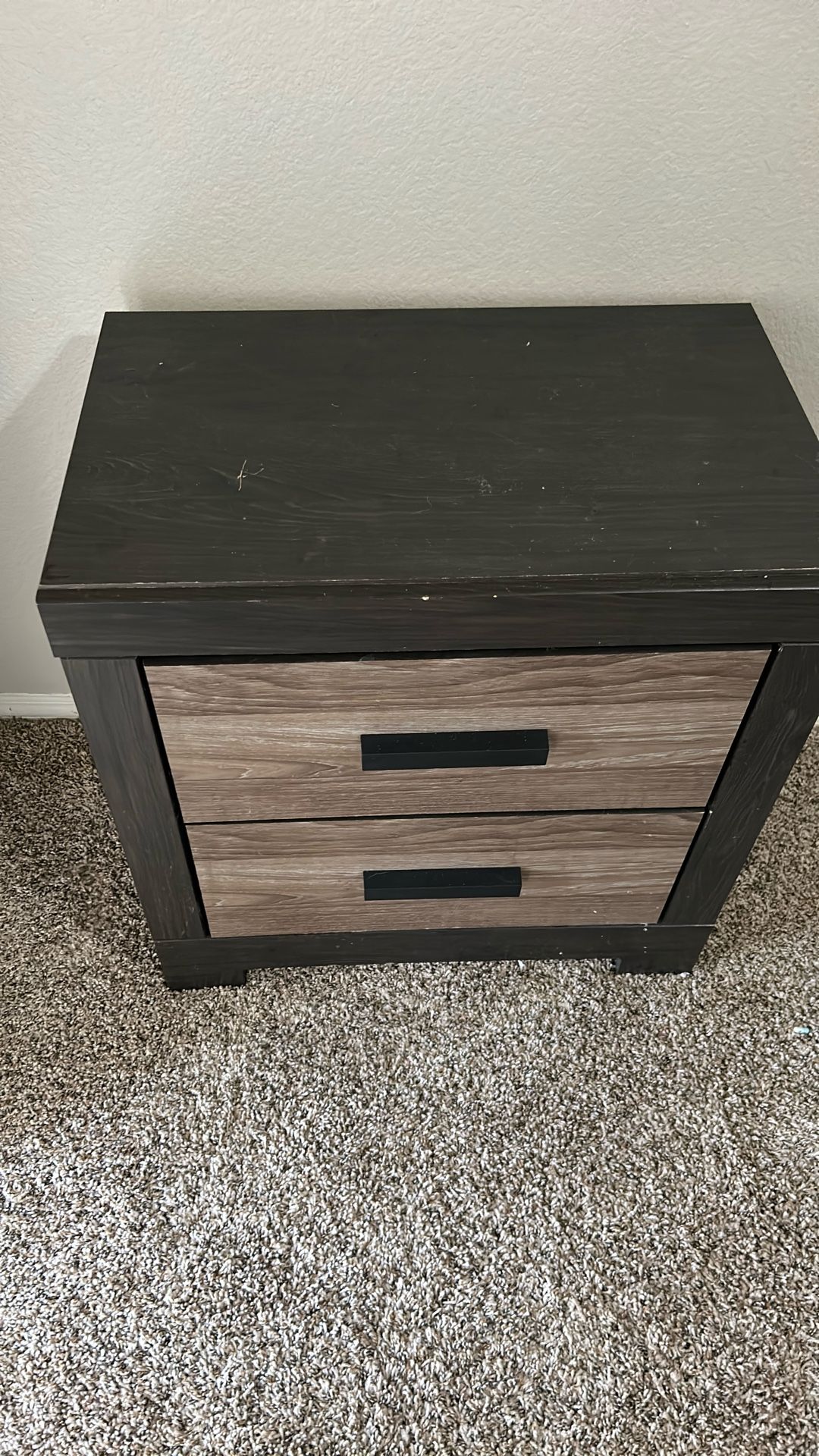Night Stand  And Dresser With Mirror