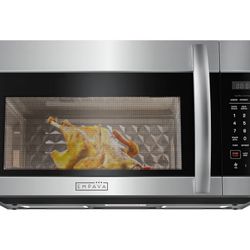 Empava Over the Range Microwave Oven with Screen Touch Control, 1000 Watts, 300 CFM Venting and Sensor Cooking in Stainless Steel, EMPV-30OTR01, Silve