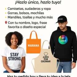 Personaliza lo que quieras - Custom Clothing for Every Occasion